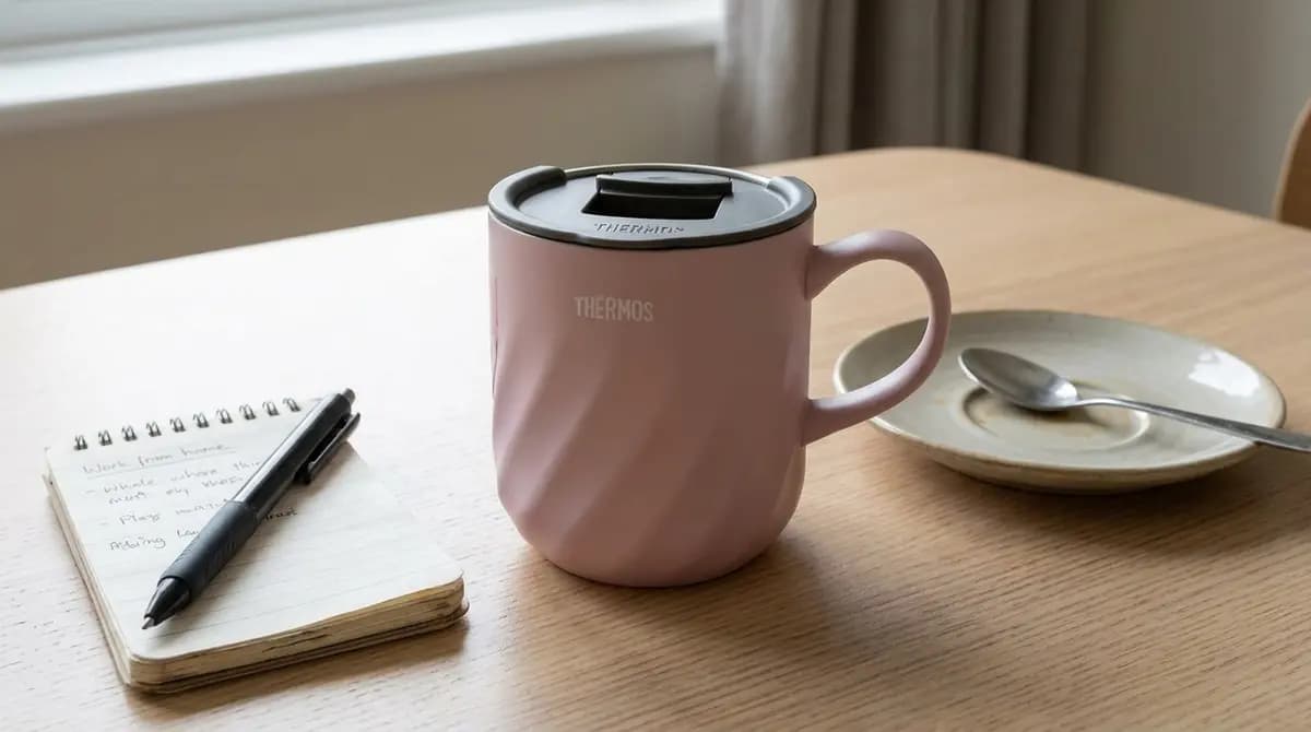 朝の白湯からアイスコーヒーまで。サーモスの真空断熱マグが手放せない