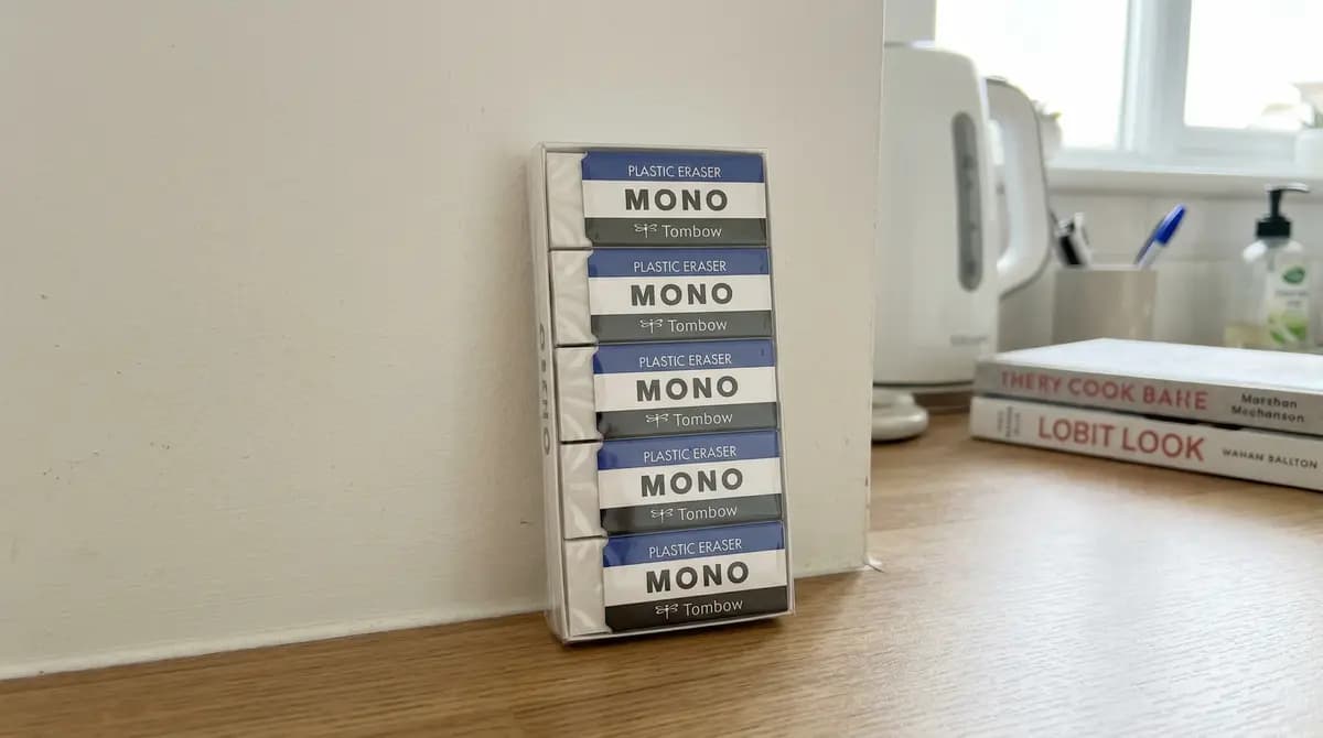 小学生の消しゴム、MONOのまとめ買いに落ち着いた理由