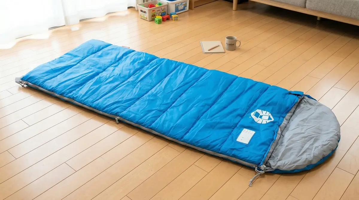 コールマンのキッズ寝袋、コンパクトで持ち運びラクだった。スクールキッズ/C10レビュー