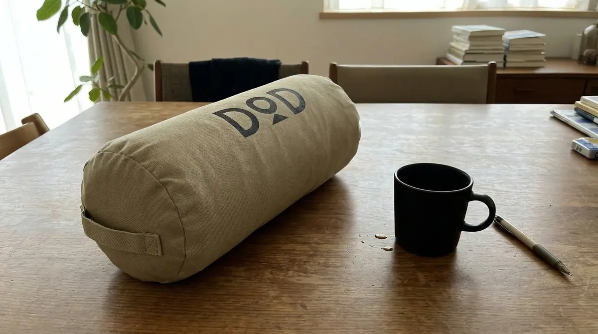 DODソトネノマクラ、広げるだけで膨らむキャンプ枕が想像以上に快適だった!