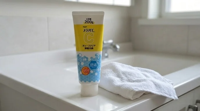 毛穴のざらつきが気になって。メラノCC 酵素洗顔を夜のルーティンに取り入れてみた