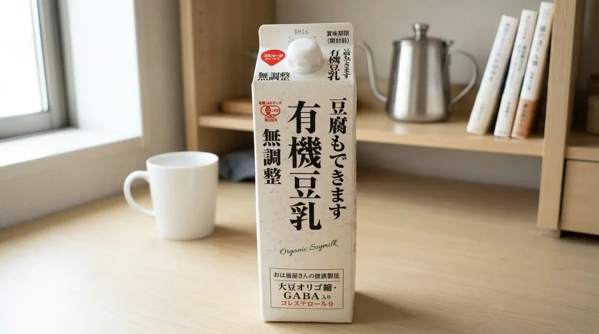 これ、濃さが違う。スジャータ有機豆乳を朝食に取り入れてみた