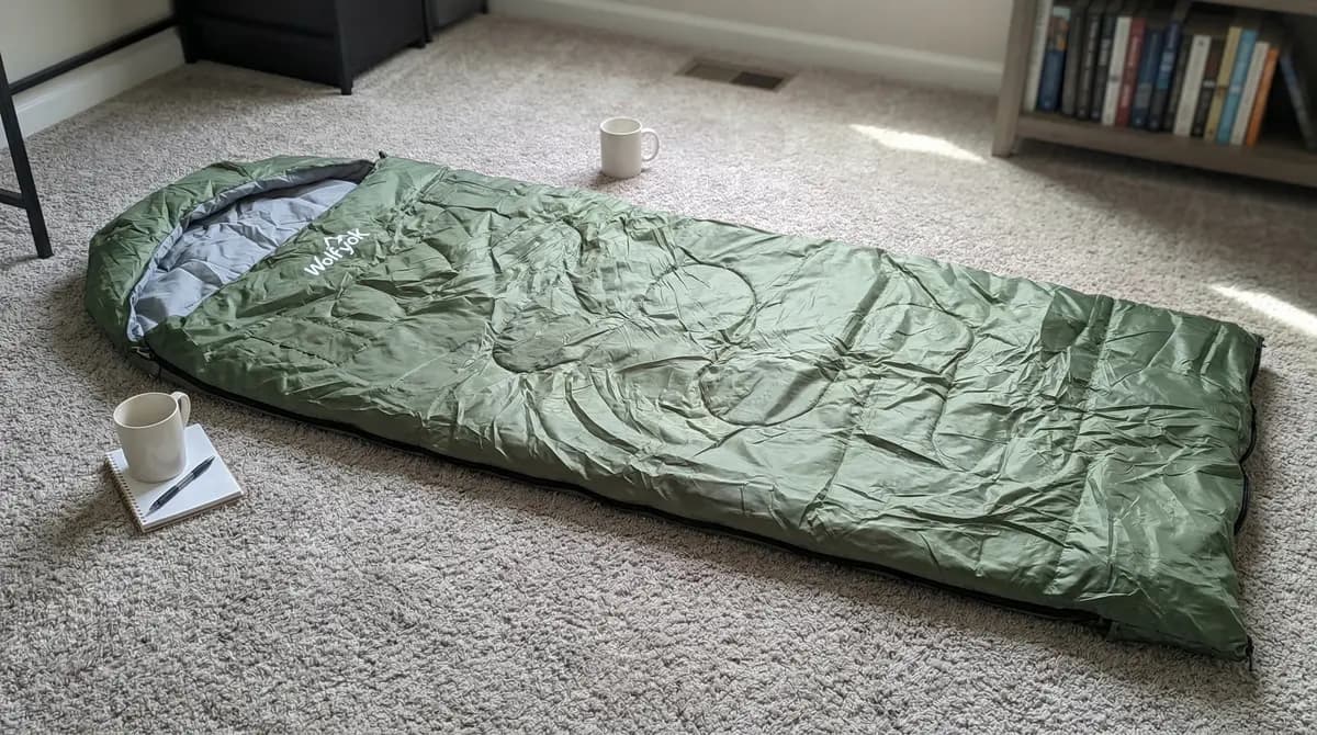 Wolfyok outdoorsの寝袋を2年使ってみた。軽くてコンパクト、3シーズン活躍してる